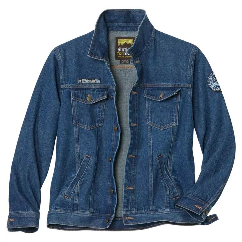 Atlas For Men Mens Denim Jacket / Blue